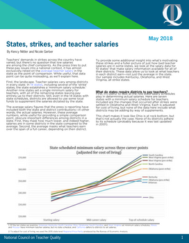 国家，罢工和教师薪水