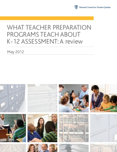 关于K-12评估，教师培训项目所教的内容:回顾